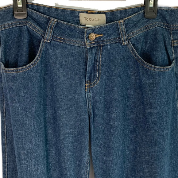 Tex by MaxAzria SZ 28 Wide Leg Four Pocket Denim Jeans - Picture 3 of 11